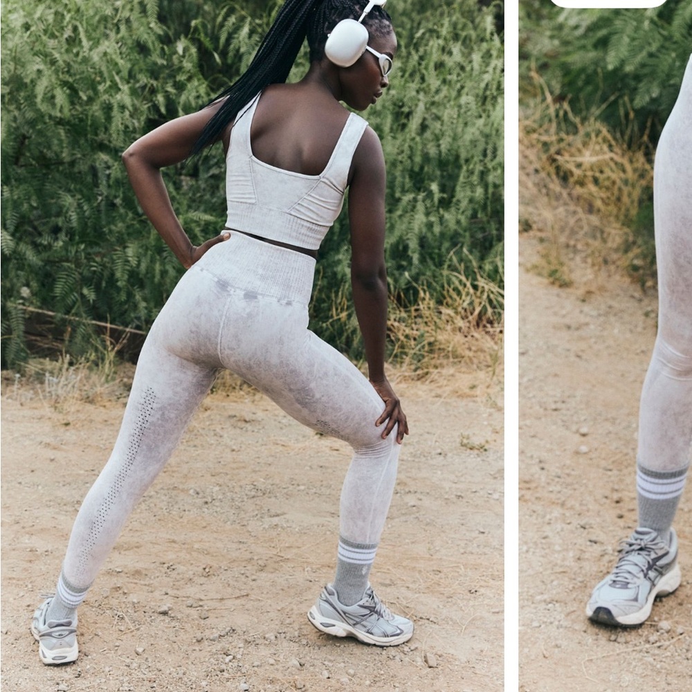FP Movement Good Karma 7/8 Length Leggings in Light Gray
